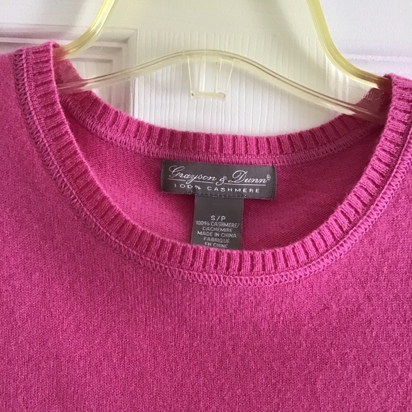 Pink Cashmere sleeveless knit top size S - Picture 2 of 5